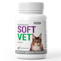 Tablets for animals ProVET SOFTVET for cat hair 100 tab (4823082440511)