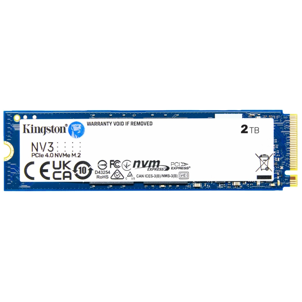 Накопичувач SSD M.2 2280 2TB Kingston (SNV3S/2000GBK)