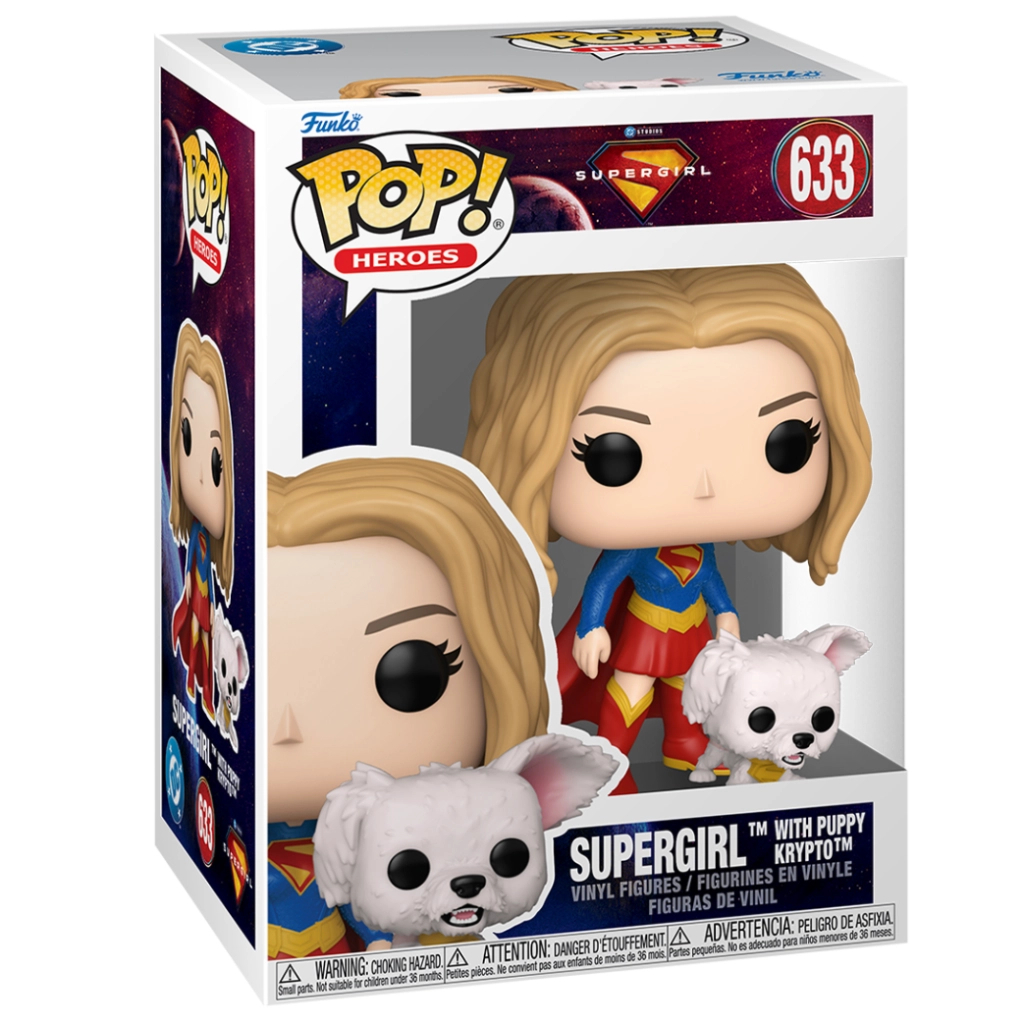 Фігурка Funko Pop набір серії Суперґьорл - Суперґьорл і Крипто Суперпес (90801)