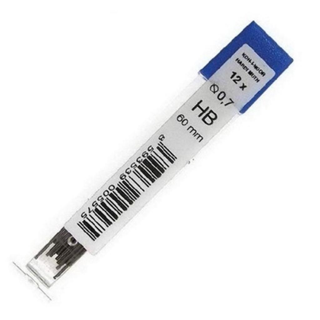 Грифель для механічного олівця Koh-i-Noor 4162.HB, 0.7 мм, 12шт (41620HB007PK) Грифель для механічного олівця Koh-i-Noor 4162.HB, 0.7 мм, 12шт (41620HB007PK)