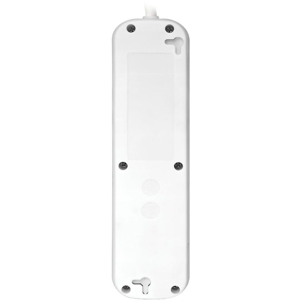 Мережевий подовжувач Defender S450 5.0 m 4 роз switch white (99239)