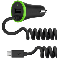 Зарядний пристрій Belkin BOOST UP (Micro USB Cable + USB) 3.4Amp (F8M890bt04-BLK)