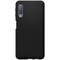 Чохол до мобільного телефона Spigen Galaxy A7 (2018) Liquid Air Matte Black (608CS25555)