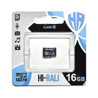 Карта пам'яті Hi-Rali 16GB microSDHC class 4 (HI-16GBSDCL4-00)