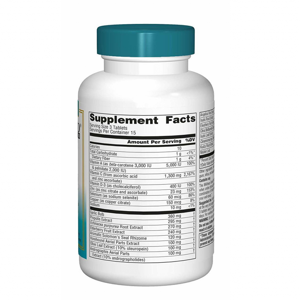 Вітамінно-мінеральний комплекс Source Naturals Підтримка імунітету, Wellness Formula, 45 таблеток (SN0021)