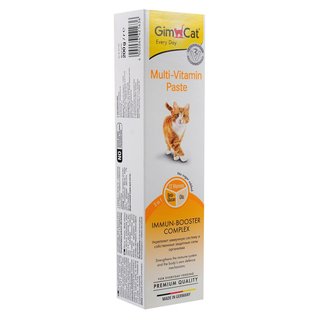 Паста для тварин GimCat Мультивітамін для котів 200 г (4002064401881)