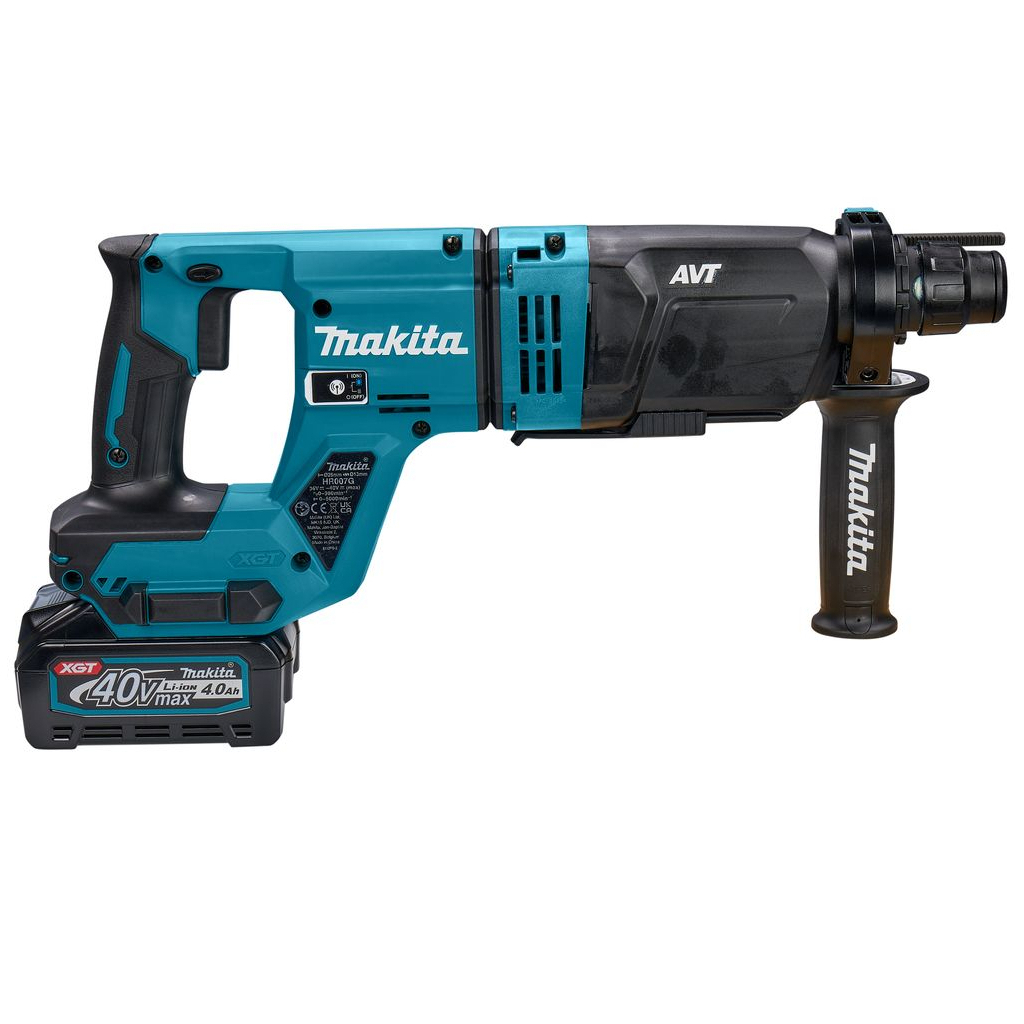 Перфоратор Makita HR007GM201 XGT, 40 V Max, 28мм, (HR007GM201) Перфоратор Makita HR007GM201 XGT, 40 V Max, 28мм, (HR007GM201)