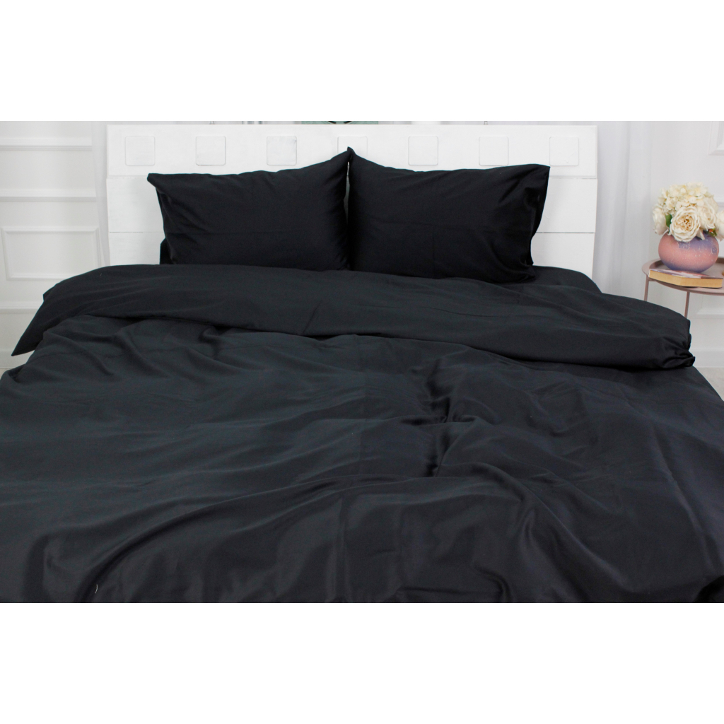 Постільна білизна MirSon Сатин Premium 0055 Black Pearl 2х160х220 (2200001717855)