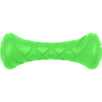 Dog toy Collar PitchDog dumbbell for fetch 19 cm light green (62395)