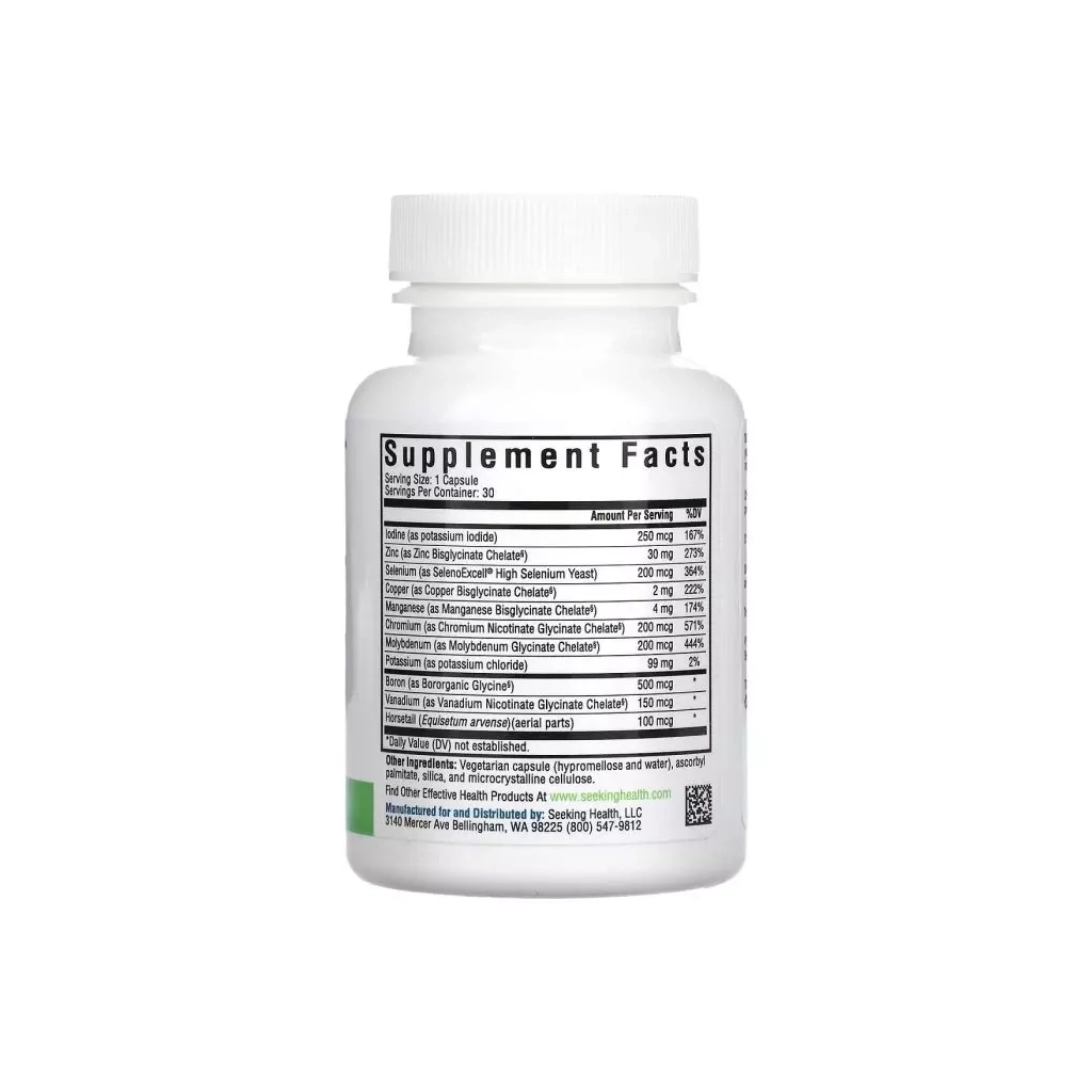 Мінерали Seeking Health Комплекс мікроелементів без заліза, Trace Minerals Complex, Iron Free (SKH-52126)