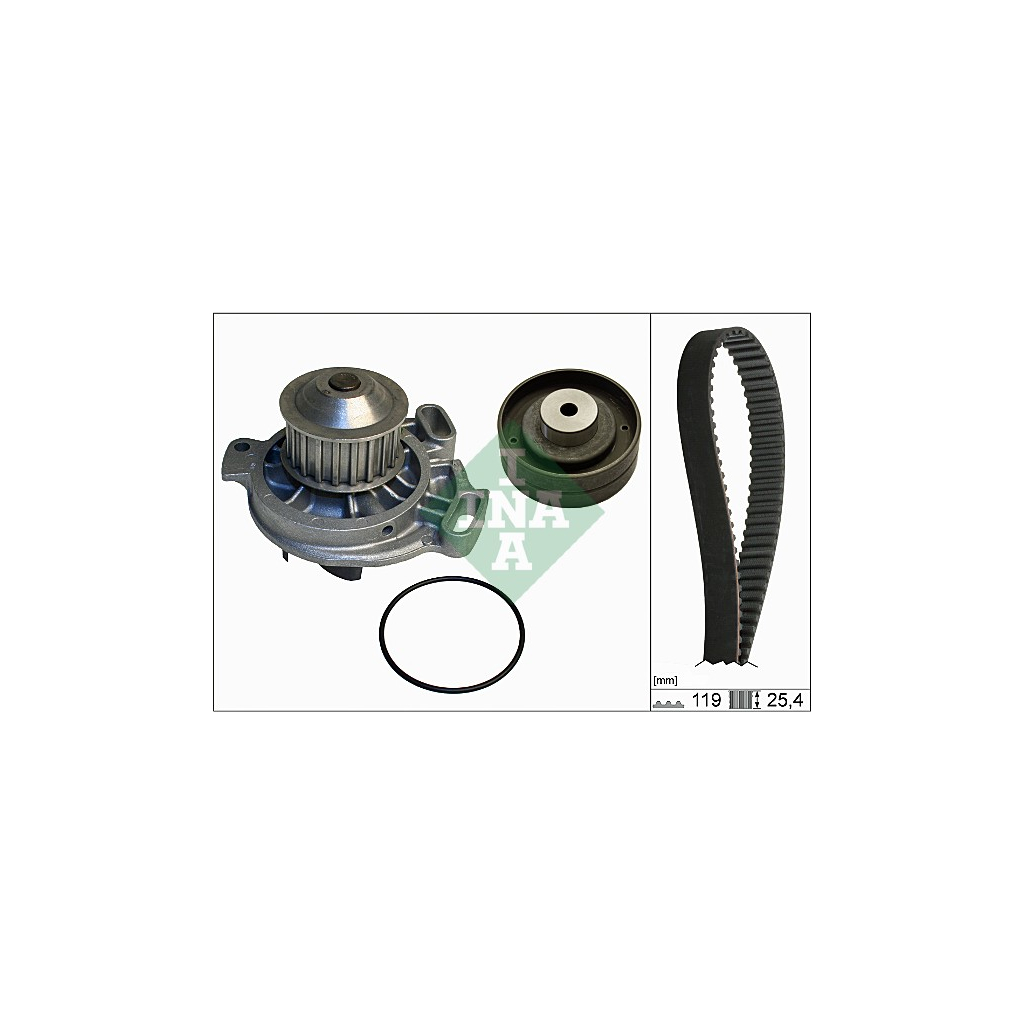 Комплект ременя ГРМ з помпой INA 530 0152 30 Комплект ременя ГРМ з помпой INA 530 0152 30