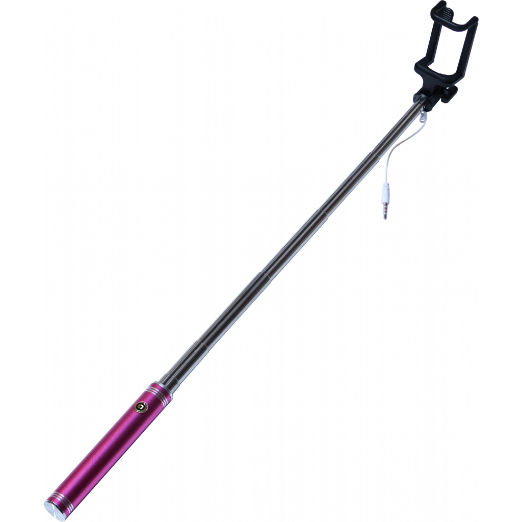 Монопод для селфі Grand-X Metallic 3,5 U-крепление 170-750мм Pink (M35UP)