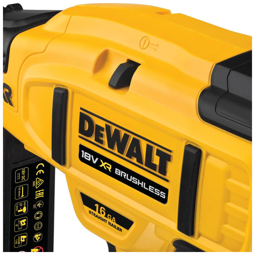 Цвяхозабивач DeWALT 18В, діаметр/довжина цвяха 1.6/63 мм, (без АКБ та ЗП) (DCN662N)