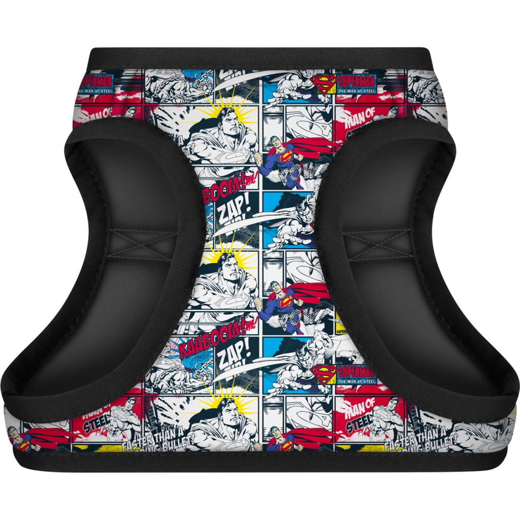 Шлея для собак WAUDOG Clothes з QR паспортом "Супермен комікс" XS1 (1001-4006)