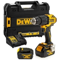 Шуруповерт DeWALT 18В XR Li-Ion, 4Ah, 65 Нм, 450-1650 об/хв, вага 1.2 кг, TSTAK (DCD709M2T)