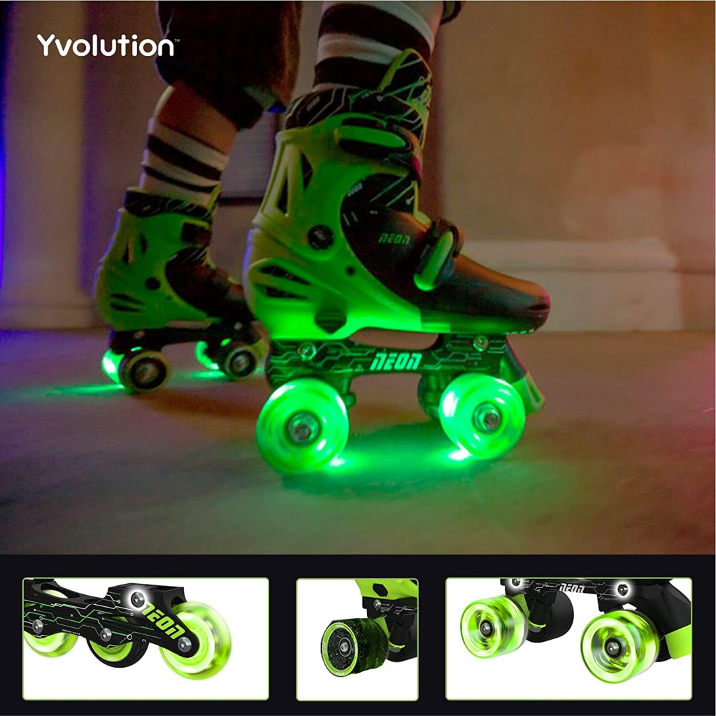 Роликові ковзани Neon Сombo Green розмір 34-37 (NT10G4)