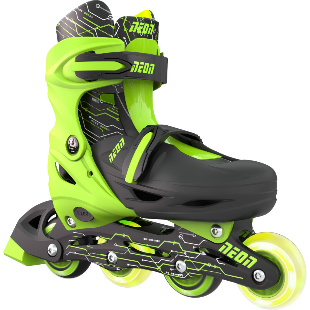 Роликові ковзани Neon Сombo Green розмір 34-37 (NT10G4)