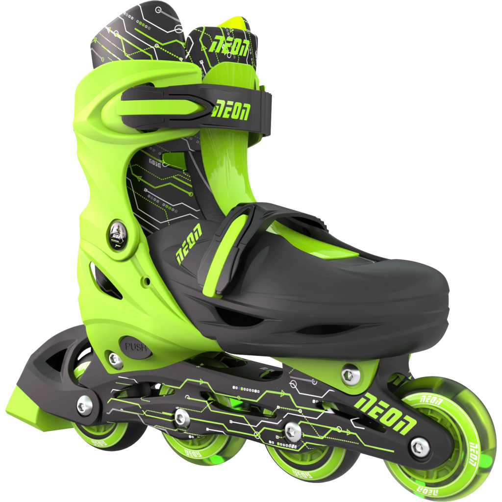 Роликові ковзани Neon Сombo Green розмір 34-37 (NT10G4)
