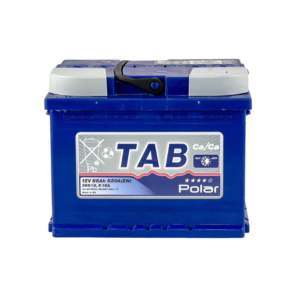 Акумулятор автомобільний TAB 66 Ah/12V Polar Blue Euro (121 066) Акумулятор автомобільний TAB 66 Ah/12V Polar Blue Euro (121 066)