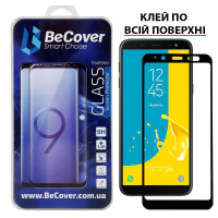 Скло захисне BeCover Full Glue Cover Samsung Galaxy J6 2018 SM-J600 Black (703140)