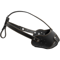 Muzzle for dogs Collar (bull terrier) black (06221)