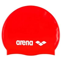 Swimming cap Arena Classic Silicone JR 91670-044 red Child OSFM (3468335686066)