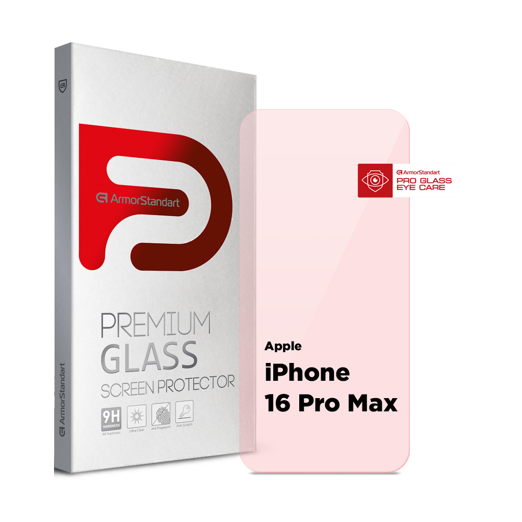 Скло захисне Armorstandart Pro Eye Care Apple iPhone 16 Pro Max (ARM80306)