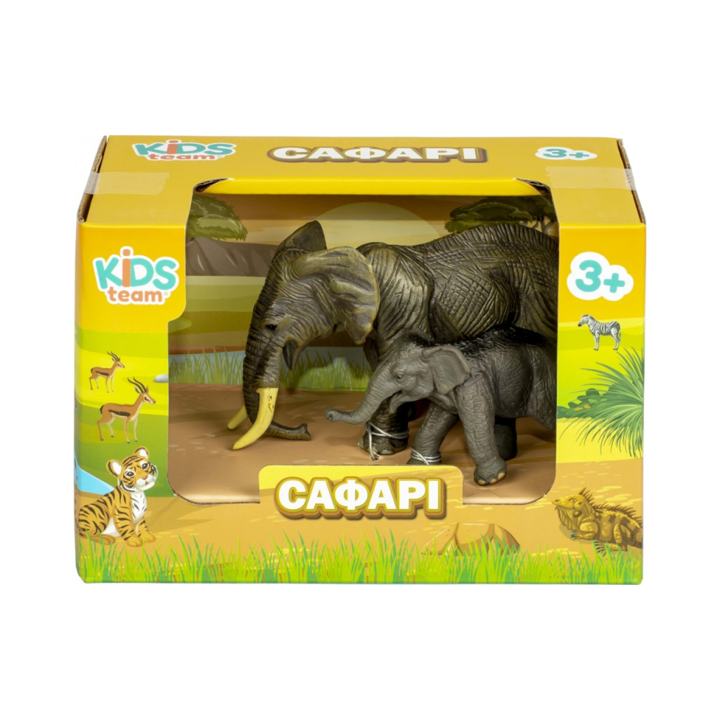 Фігурка Kids Team Сафарі Слон і слоненя (Q9899-A24_1)