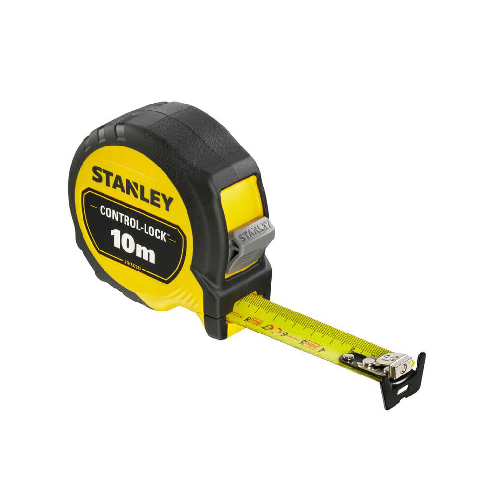 Рулетка Stanley CONTROCONTROL-LOCK 10мх25мм двостороння шкалаL-LOCK 10мх25мм, двосотроння шкала (STHT37233-0)