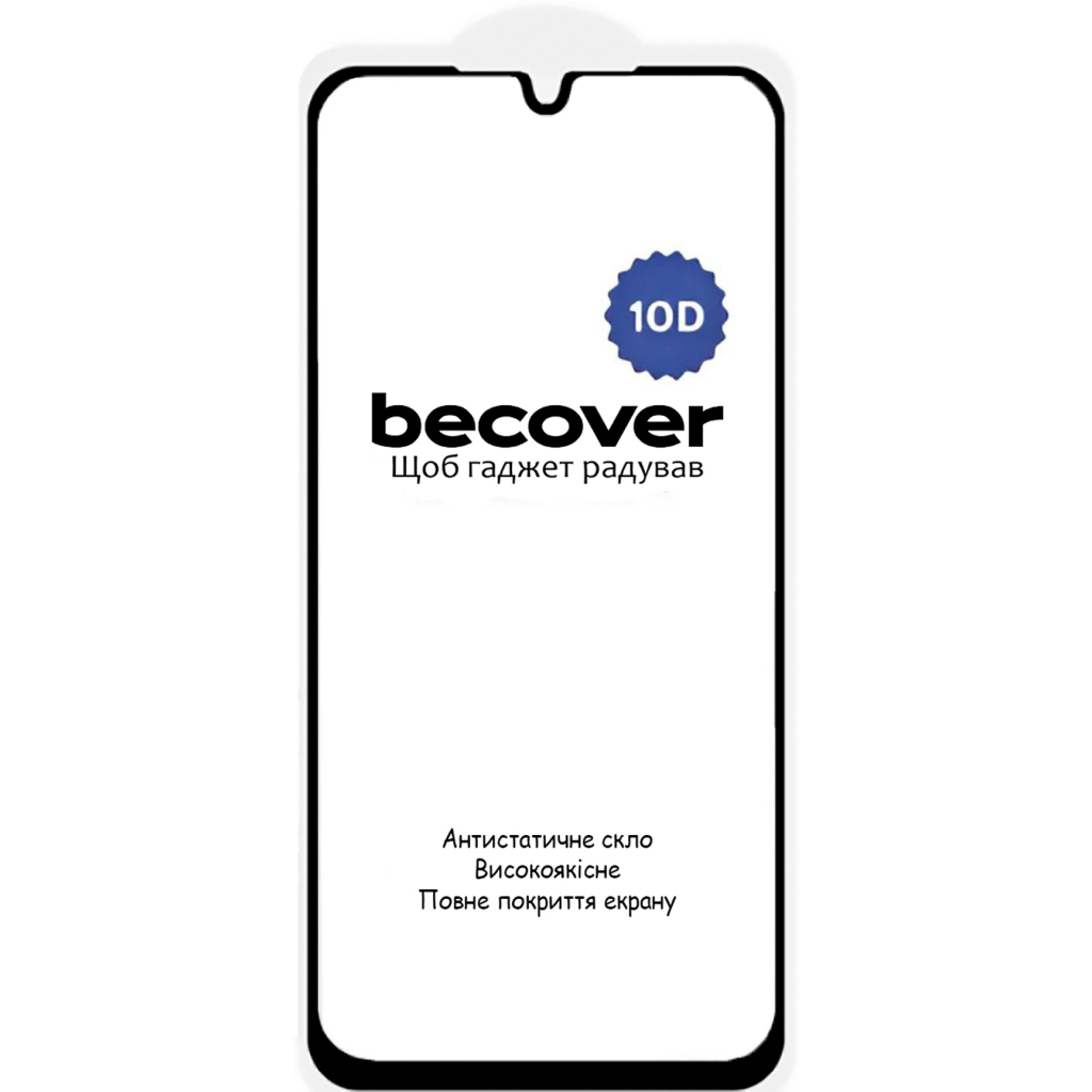 Скло захисне BeCover Samsung Galaxy A16 4G SM-A165/A16 5G SM-A166 10D Black (712889)