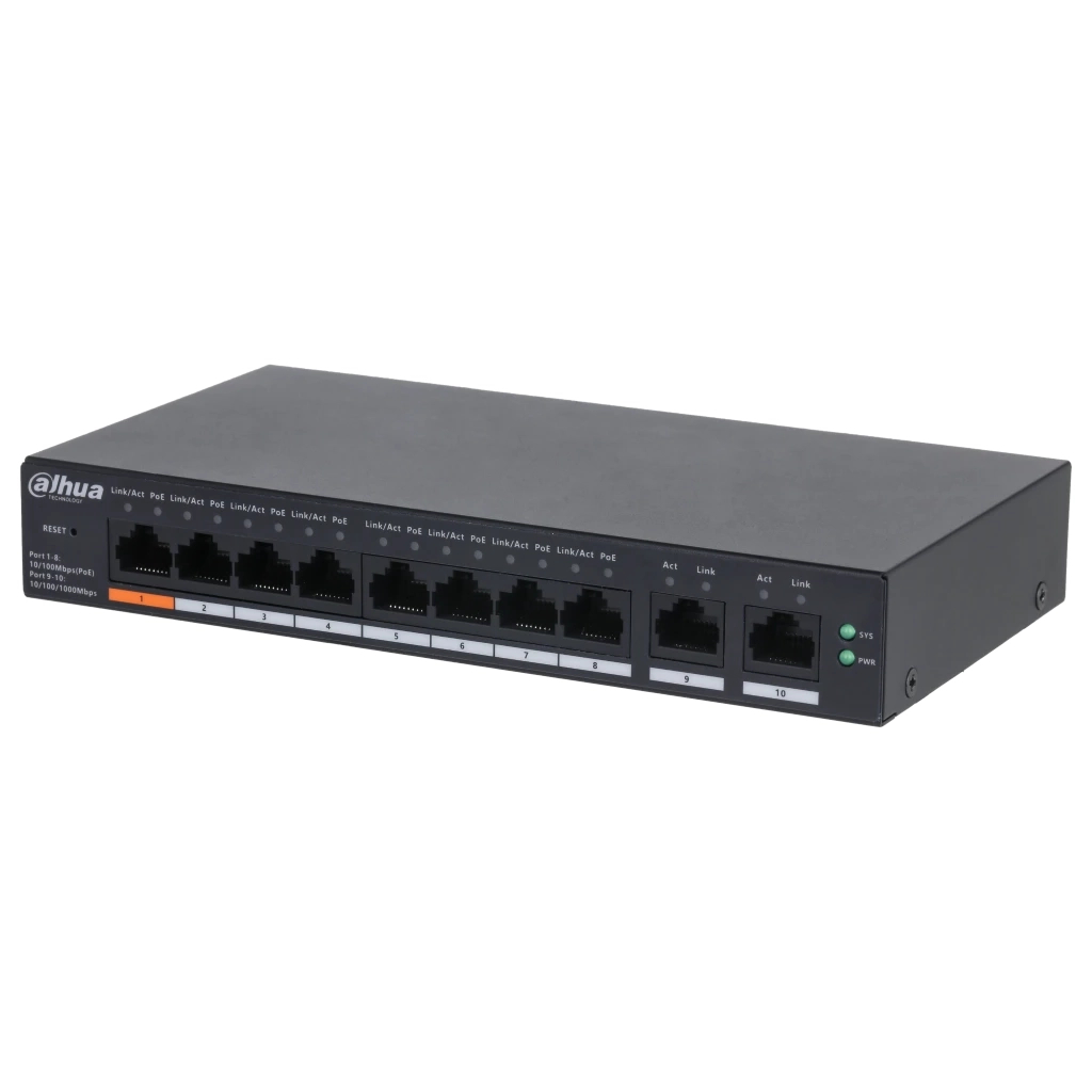 Комутатор мережевий Dahua DH-CS4010-8ET-60