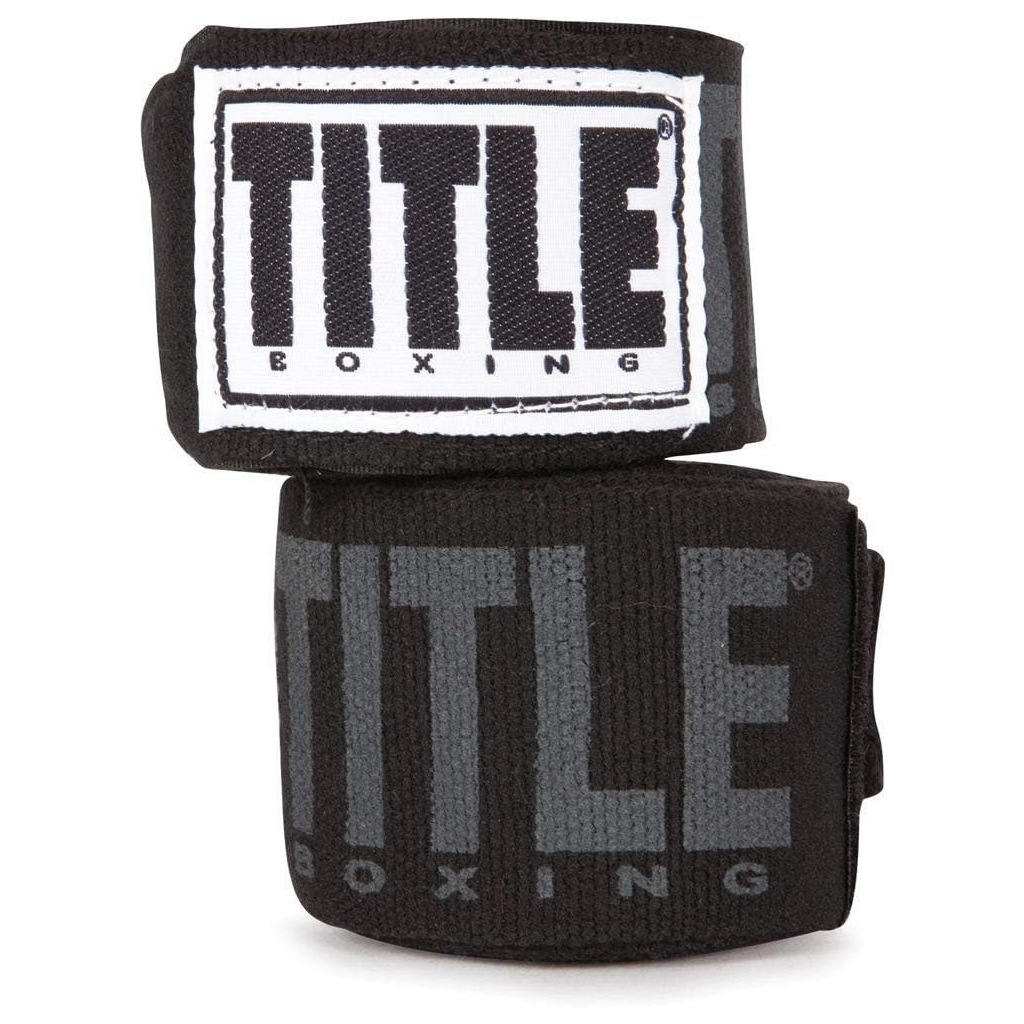 Бинт для спорту Title Boxing Power-Flex Elite 180" 4.5м Black (TPFHW BK)