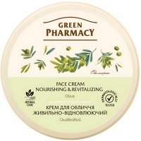 Крем для обличчя Green Pharmacy Живильно-відновлюючий Оливковий 200 мл (4823015914560)