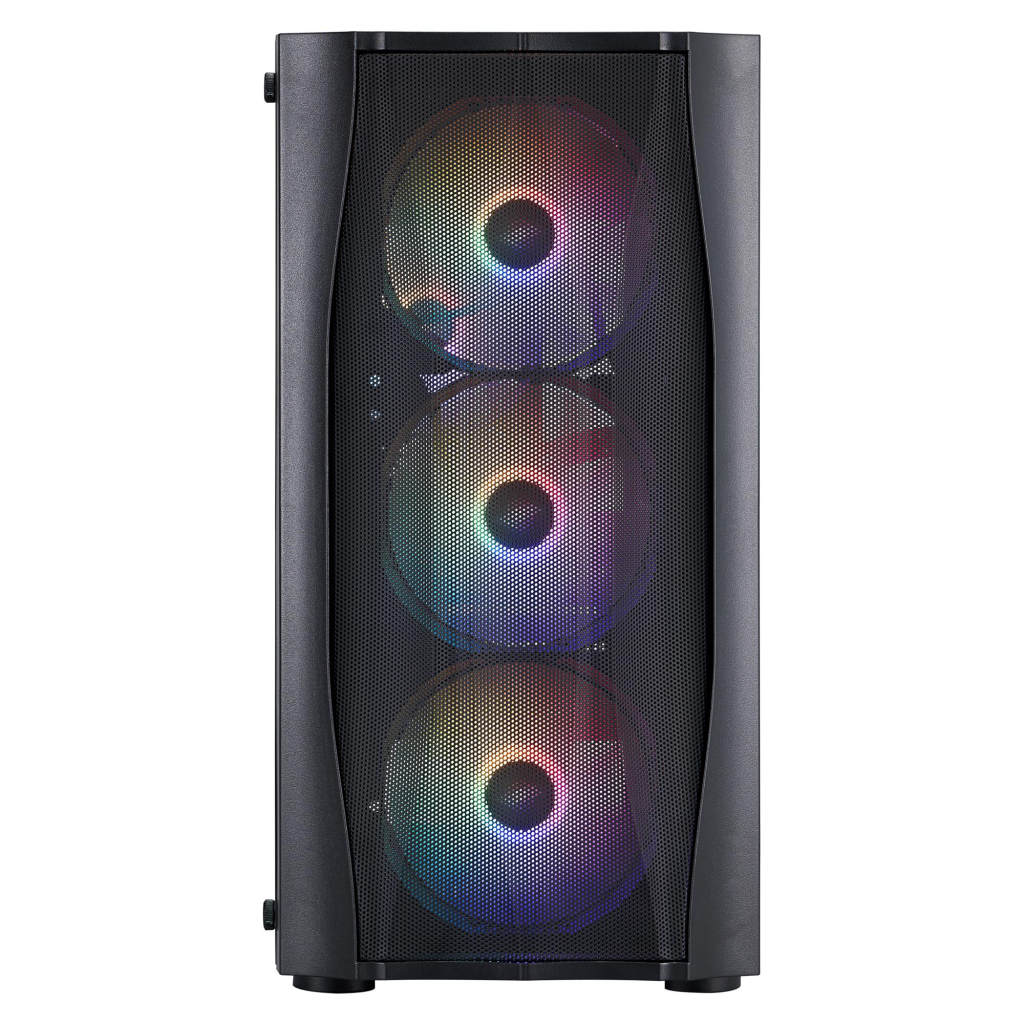 Корпус для ПК 1stPlayer X3-M-BK-4F1 Корпус для ПК 1stPlayer X3-M-BK-4F1