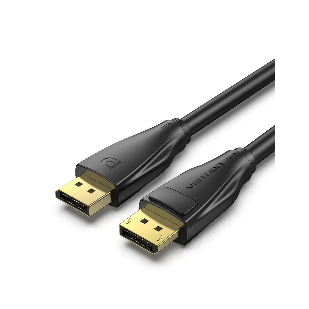 Кабель мультимедійний DisplayPort M to DisplayPort M 2.0m V1.4 8K black Vention (HCDBH) Кабель мультимедійний DisplayPort M to DisplayPort M 2.0m V1.4 8K black Vention (HCDBH)
