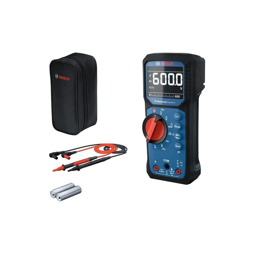 Цифровий мультиметр Bosch Professional GDM 600-15, 0-600V, LCD (0.601.077.300) Цифровий мультиметр Bosch Professional GDM 600-15, 0-600V, LCD (0.601.077.300)