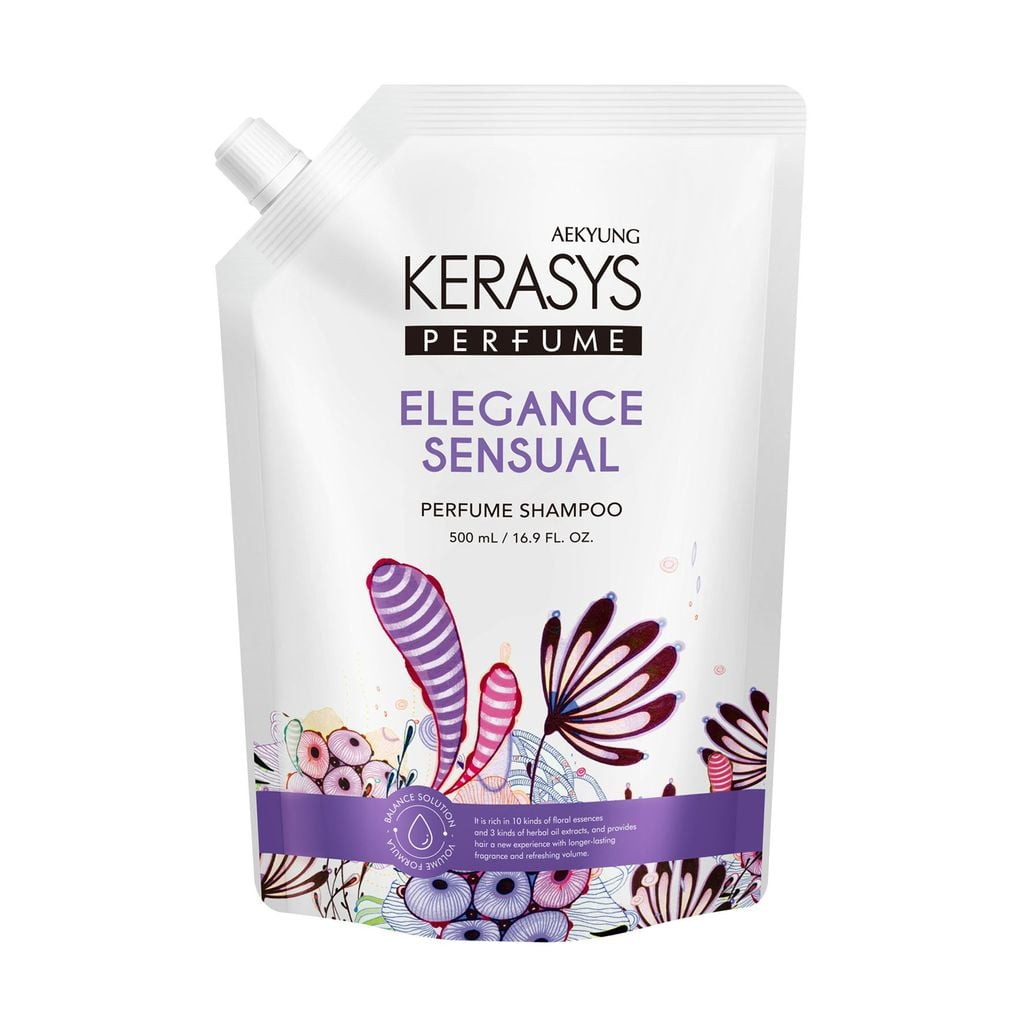Шампунь KeraSys Elegance & Sensual Perfumed Shampoo Дой-пак 500 мл (8801046396957)