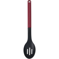 Ложка кухарська KitchenAid Classic для сервірування з прорізами 34 см червоний (KHA004OHEREG)