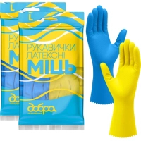 Household gloves Good Housewife Latex Mits Size L (4820086523752)