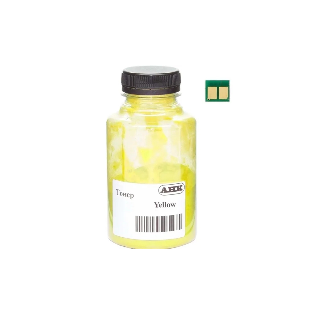 Тонер HP CLJ Pro 3203/3303, W2222A, chip, 40г Yellow ANK (50000774)