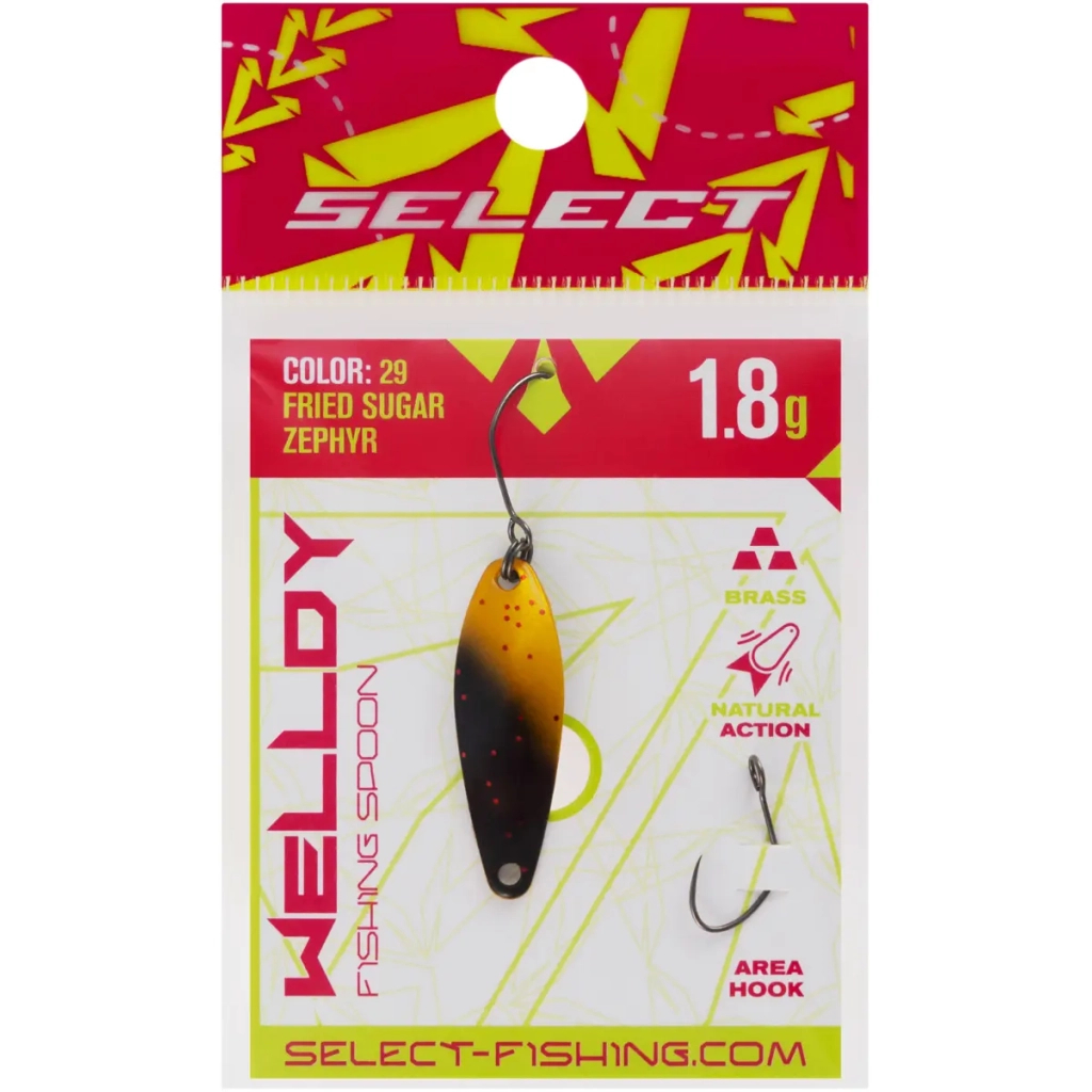 Блешня Select Welldy 1.8g 31mm 29 Fried Sugar Zephyr (1870.80.99) Блешня Select Welldy 1.8g 31mm 29 Fried Sugar Zephyr (1870.80.99)