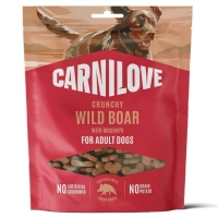 Treats for dogs Carnilove Crunchy Snack Wild Boar with Rosehips 200 g (8595602582594)