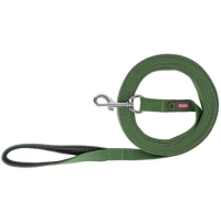 Повідець для собак Trixie Tracking leash бавовняний M 10 м 20 мм оливковий (4011905476124)