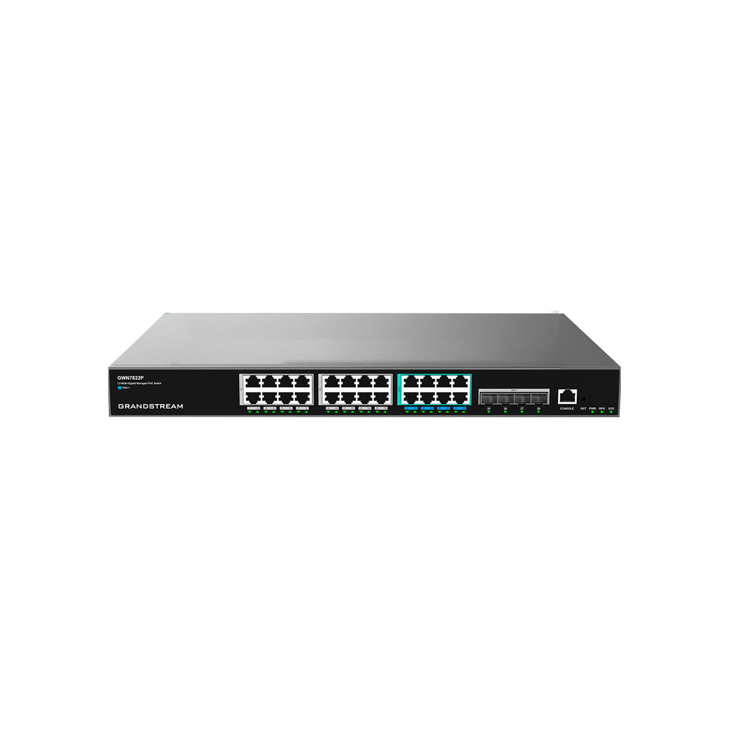 Комутатор мережевий Grandstream GWN7822P Комутатор мережевий Grandstream GWN7822P