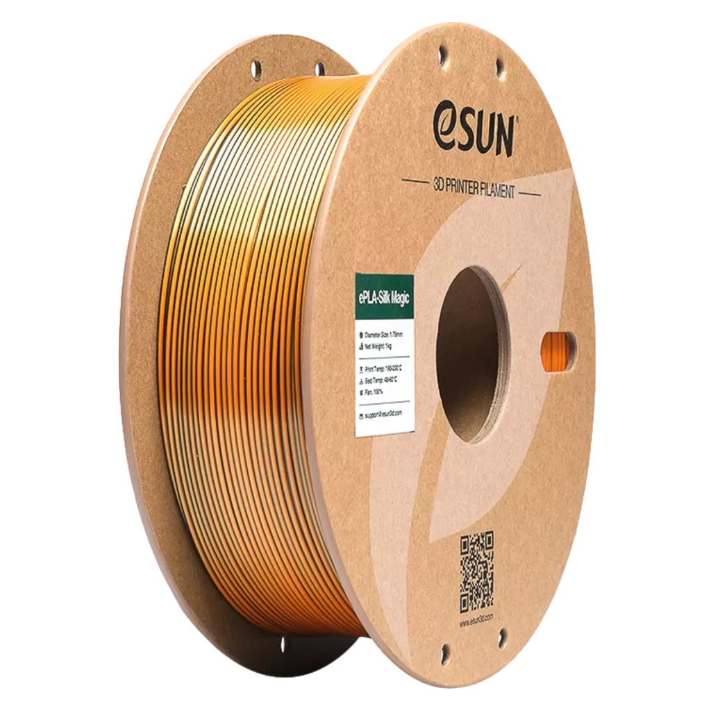 Пластик для 3D-принтера eSUN ePLA-Silk Magic 1кг, 1,75мм, Black Gold (EPLA-SILKMAGIC-P175BJ1)