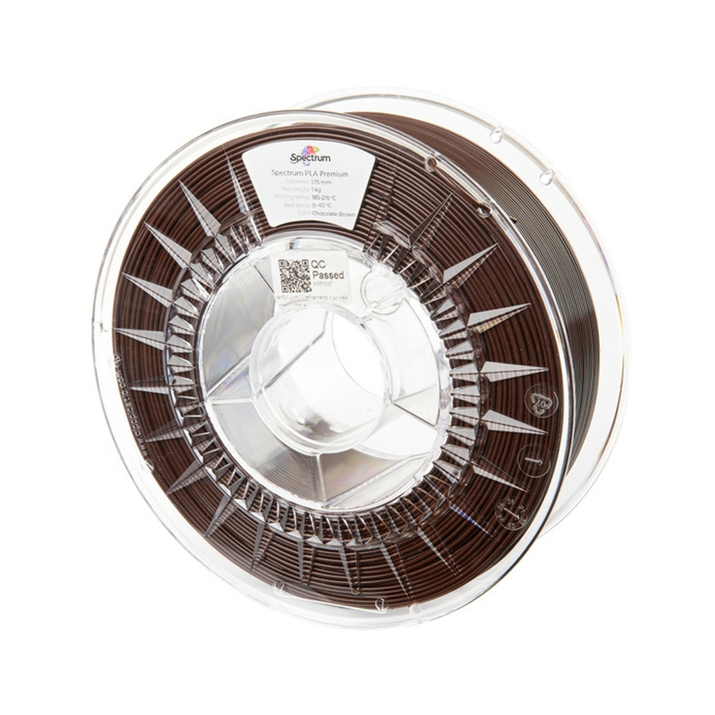 Пластик для 3D-принтера Spectrum PLA Premium 1.75mm 1kg Brown, Chocolate (80001)
