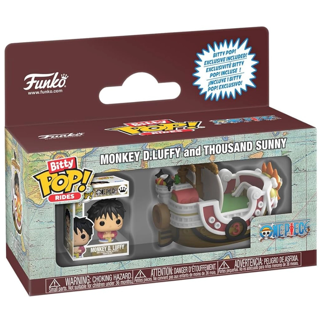 Фігурка Funko Pop набір Bitty POP! Ride серії Великий куш - Саузенд Санні та Луффі (92965)