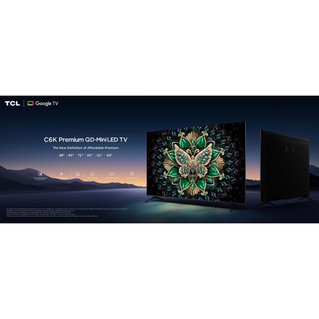 Телевізор TCL 65C61K Телевізор TCL 65C61K