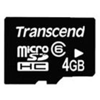 Карта пам'яті Transcend 4Gb microSDHC class 6 (TS4GUSDC6)