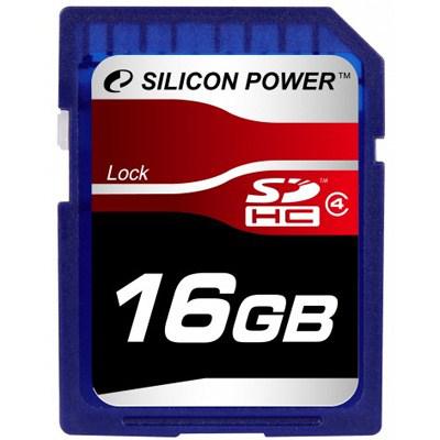 Карта пам'яті Silicon Power 16Gb SDHC class 4 (SP016GBSDH004V10)
